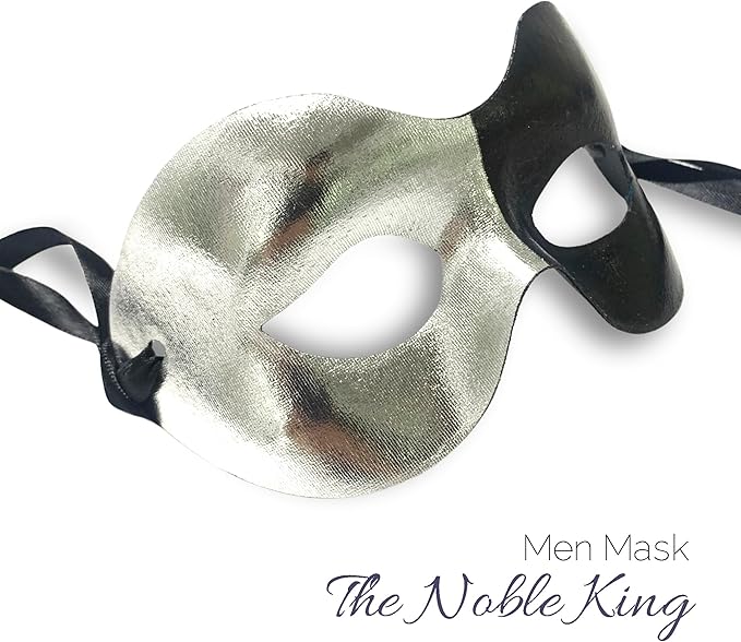 Masquerade Mask for Couples Women and Men - 3 Pack Venetian Gold and Black Lace, Mardi Gras Mask