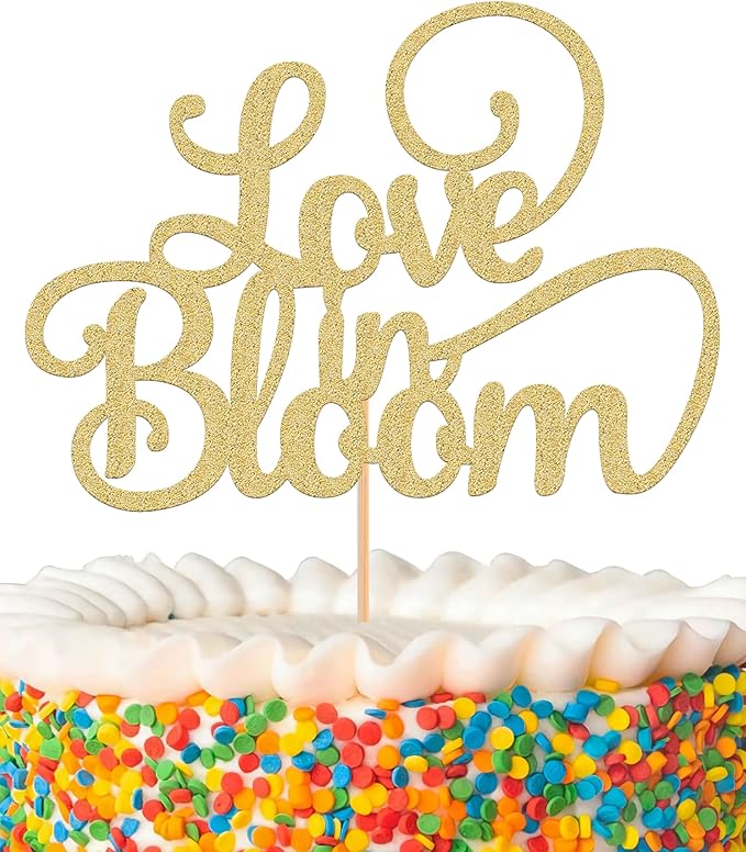 Love in Bloom Cake Topper