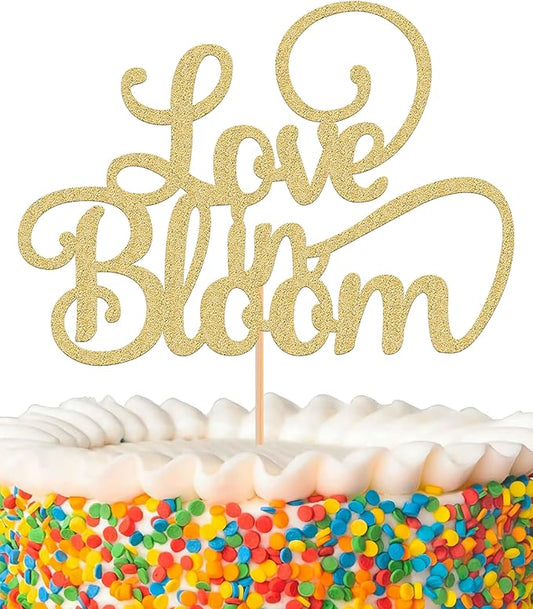 Love in Bloom Cake Topper