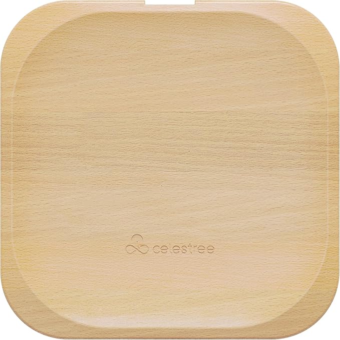 Wood Napkin Holder for Table Wood Square Napkin Dispenser with Metal Cocktail Napkin Holder, Suitable for Kitchen, Restaurant, Bar, Office, Parties, Home Décor