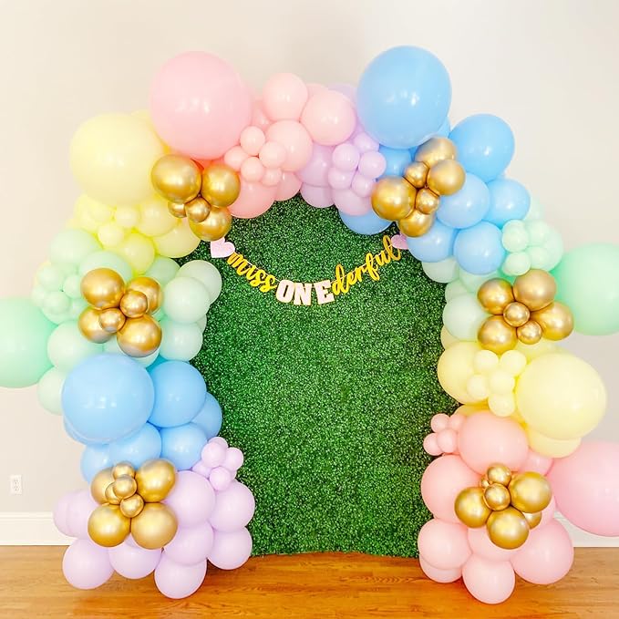 Pastel Balloons, 66pack 12inch Macaron Latex Party Balloons for Graduation, Easter, Wedding, Birthday, Bridal Shower, Rainbow Party, Baby Shower, Anniversary Party Decorations