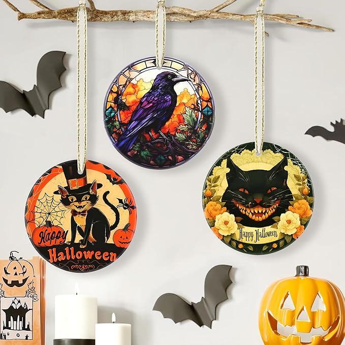 Touber Christmas Ornaments - Tree Decorations for Home - Holiday Present - Gifts Idea - Wise Crow