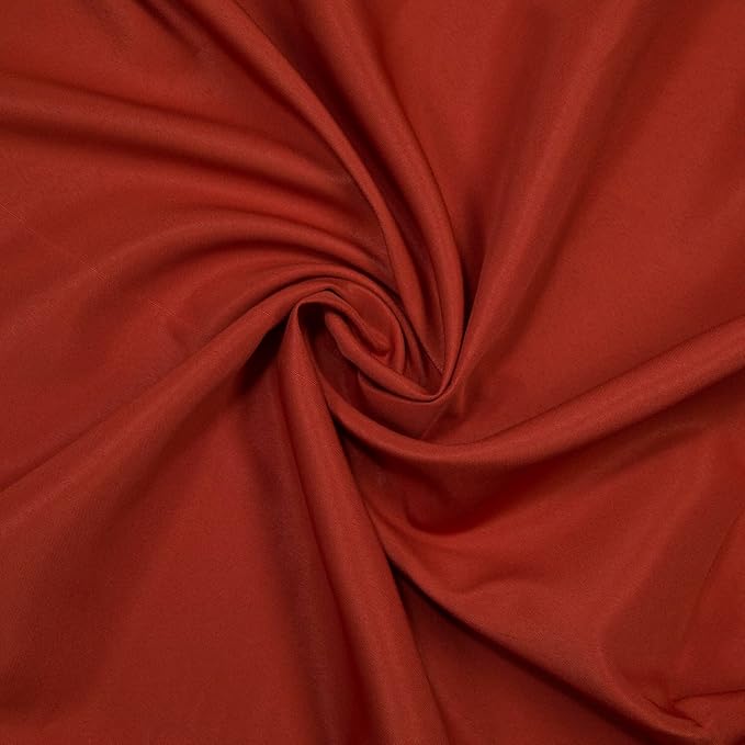 Gee Di Moda Fitted Tablecloth - 48 x 30 Inch Burnt Orange Fitted Table Cloth for 4 Foot Rectangle Table - Heavy Duty Washable Fabric - for 4 Ft Buffet Table Holiday Party Dinner Wedding & Trade Show