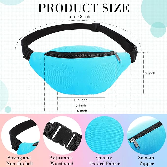 Haysandy 80s Costume Accessories for Women, Neon Leg Warmers Headband Wristbands Earrings Hair Rings for Cosplay (Sky Blue)