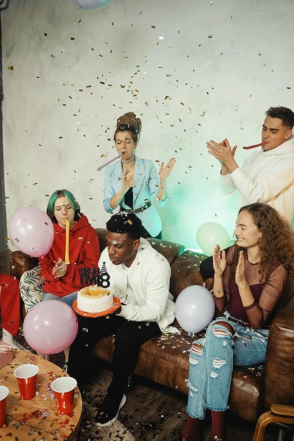 Bruh I’m 18 Cake Topper - Glitter Black 18th Birthday Cake Decorations, 18 Years Old Birthday Cake Smash Decor (18)
