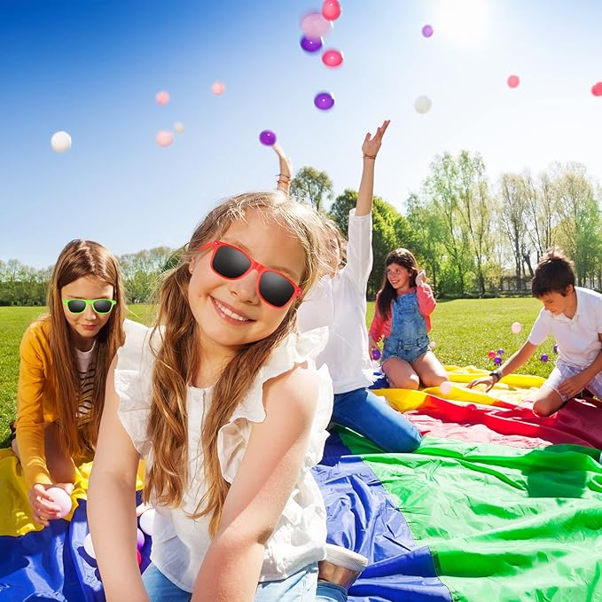 Kids Sunglasses Neon Glasses Kids Party Favors Bulk Bag Fillers Gift for Beach Pool Birthday Party Supplies