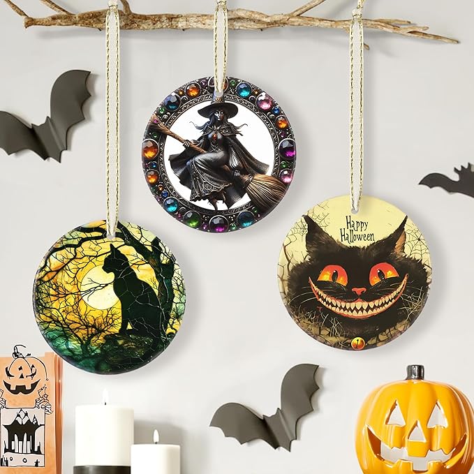 Christmas Ornaments - Touber Christmas Decorations for Tree, Home - Holiday Present - Gifts Idea - Witch