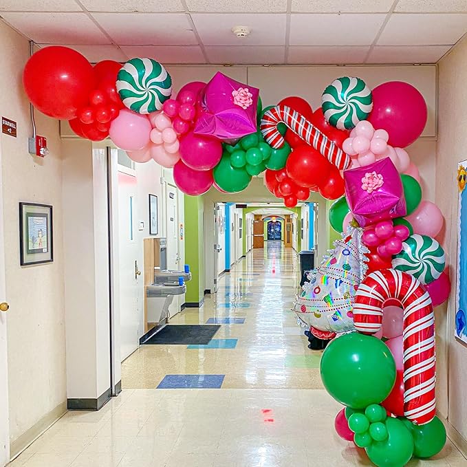 90pack Green Balloons Different Size 18/12/10/5 Inch Green Balloon Garland Arch Kit for Graduation, St. Patrick's Day, Dinosaur, Jungle, Forest, Wedding, Birthday, Christmas Decorations