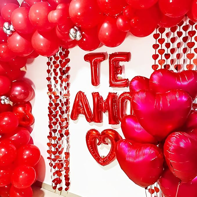 Red Balloons, 66pack 12inch Red Latex Party Balloons for Valentine's Day, Graduation, Wedding, Birthday, New Year, Baby Shower, Christmas, Anniversary Party Decorations