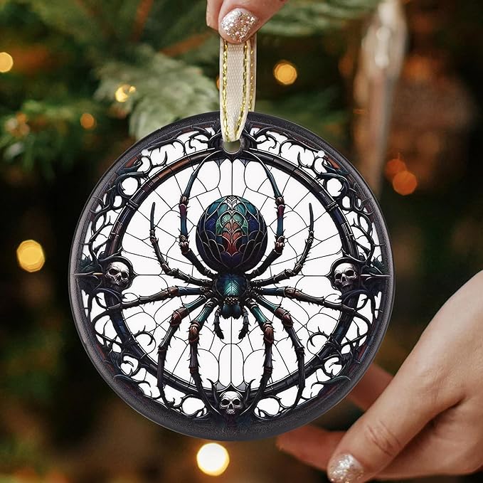 Touber Christmas Ornaments - Tree Decorations - Spider, Holiday Gifts