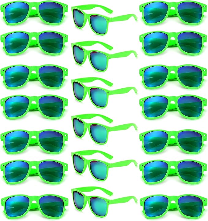 Eyegla Sunglasses Bulk Adults Party Sunglasses 80s Shades Eyewear Party Favors Glasses 10/20 Pack