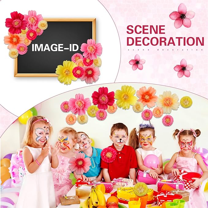 Crowye 12 Pcs Large Colorful Tissue Paper Flowers Decorations 20" Giant Fiesta Crepe Paper Flowers for Wall Decor Backdrop Mexican Wedding Birthday Baby Shower Carnival Party Craft (Fresh Color)