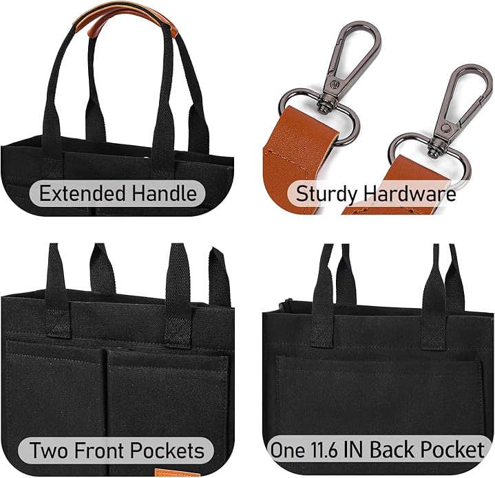 Canvas Tote Bag for Women, Large Laptop Travel Tote Handbag Totes with Crossbody Shoulder Teachers Reusable Grocery Bags