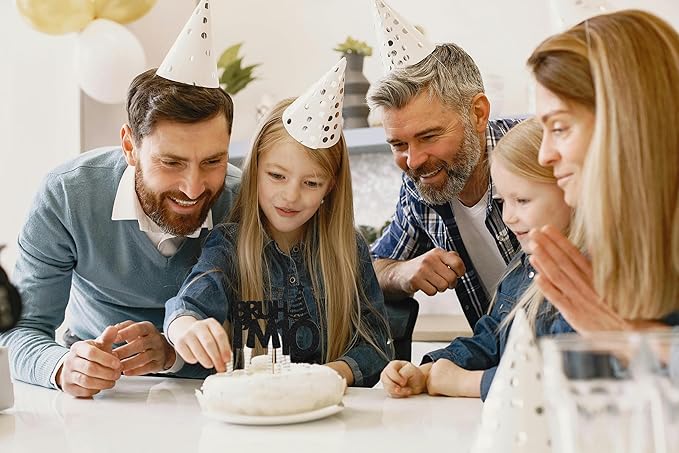 Bruh I’m 10 Cake Topper - Glitter Black 10th Birthday Cake Decorations, 10 Years Old Birthday Cake Smash Decor (10)