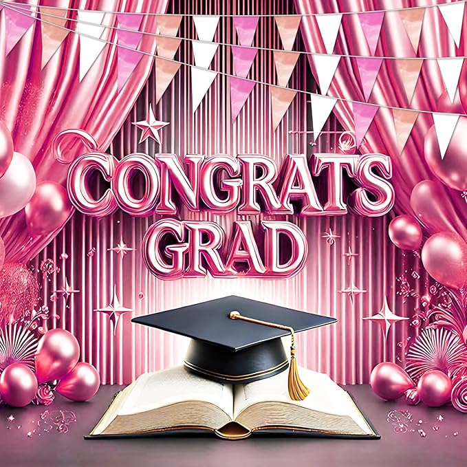 130FT Rose-Gold Pink Glitter Triangle Pennant Banner Flag Metallic Bunting Fabric Garland for Christmas Graduation Wedding Engagement Anniversary Bachelorette Bridal Shower Valentine's Party Decor