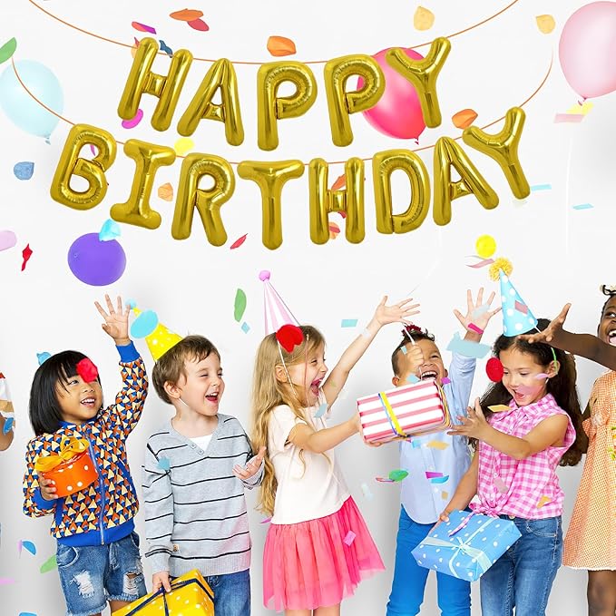 LIOZEOKUN Letter Balloons 16 Inch Alphabet A-Z Mylar Foil Balloons 2 Set for Wedding Birthday Party Decoration Banner Custom Phrase 52 Pcs