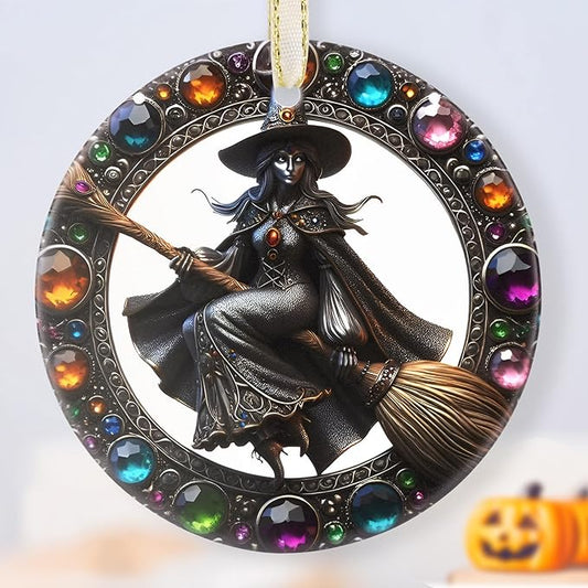 Christmas Ornaments - Touber Christmas Decorations for Tree, Home - Holiday Present - Gifts Idea - Witch