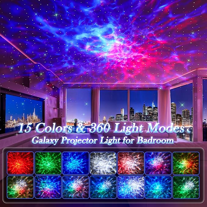 Bedroom Decor Boy Gift Lava Lamp Room Decor 15 White Noise Sound Machine for Kids Night Light Bluetooth Projector Nebula Projector Sunset Lamp Led Cloud Lights for Bedroom