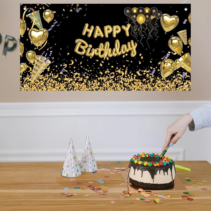 Custom Banners And Signs 4x2 Ft,Personalized Banner With Photo/Text, Banners Customized For Business Birthday Graduation Parties Indoor Outdoor