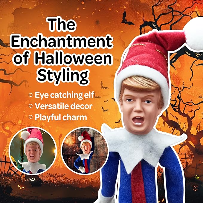 Suit Donald Elf 35cm Christmas Elf Decoration — The Donald Christmas Elves Ornaments for Supporters and Patriotic Americans | The #1 2025 Gifts