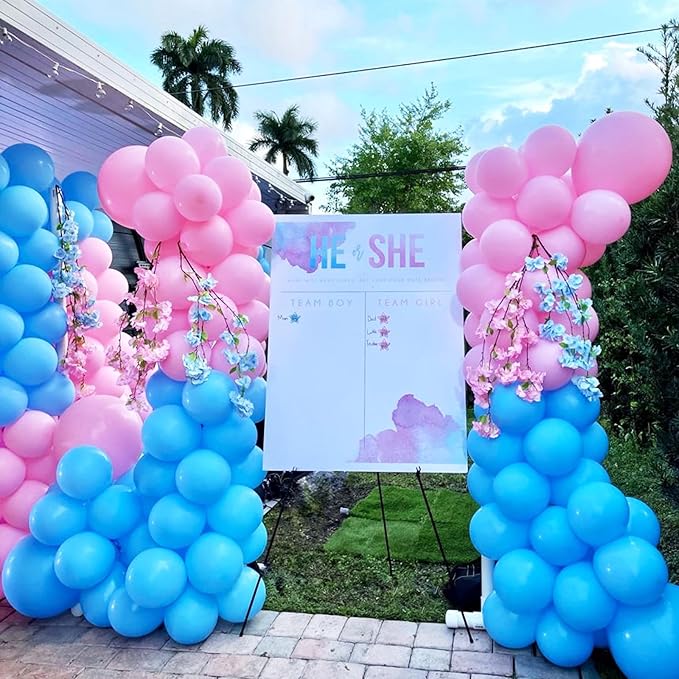 110pcs Pink Balloons 12 Inch Pink Latex Balloon Garland Arch Kit for Birthday Baby Shower Anniversary Graduation Wedding Party Decorations