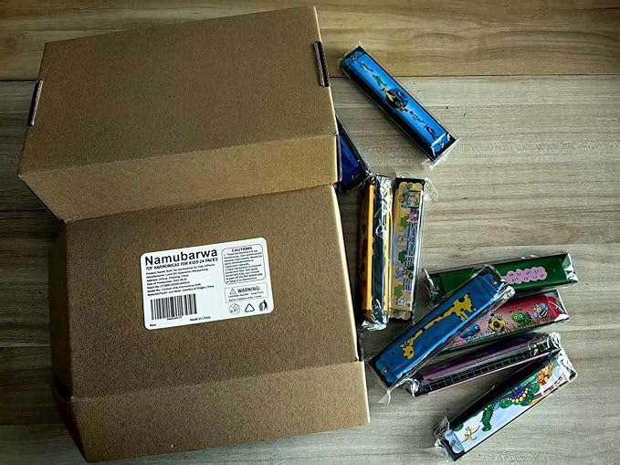 Harmonica for Kids Birthday Party Favor, 24Pcs Kids Harmonica Toy Gift, 16 Holes Toddler Harmonicas, Party Favors for Goodie Bags