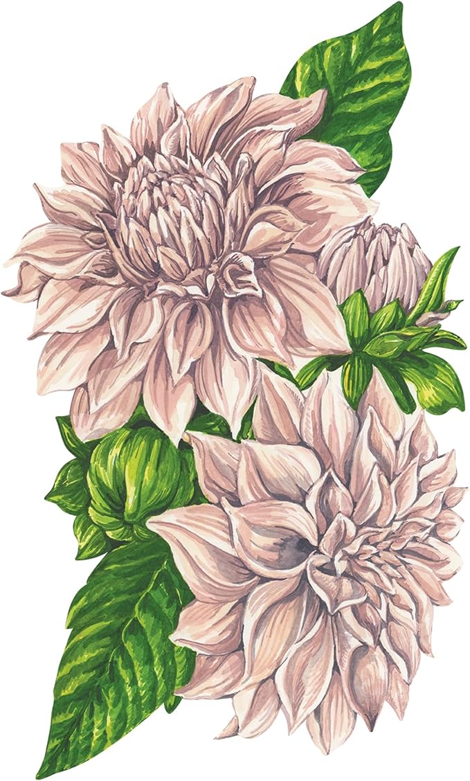 Hester & Cook Table Accent Place Cards - Dinner Name Cards for Table Setting Set of 12 - Made in USA (Dahlia)