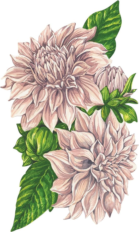 Hester & Cook Table Accent Place Cards - Dinner Name Cards for Table Setting Set of 12 - Made in USA (Dahlia)