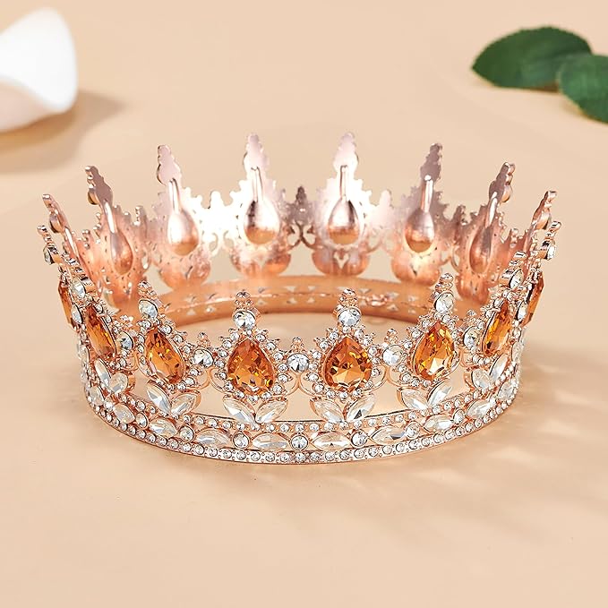 Queen Crown Rhinestone Wedding Crowns and Tiaras for Women Costume Party Hair Accessories Princess Birthday Crown Crystal Bridal Crowns