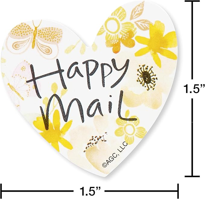 American Greetings 500-Count Stickers with Dispenser - Designed by Kathy Davis, Hearts