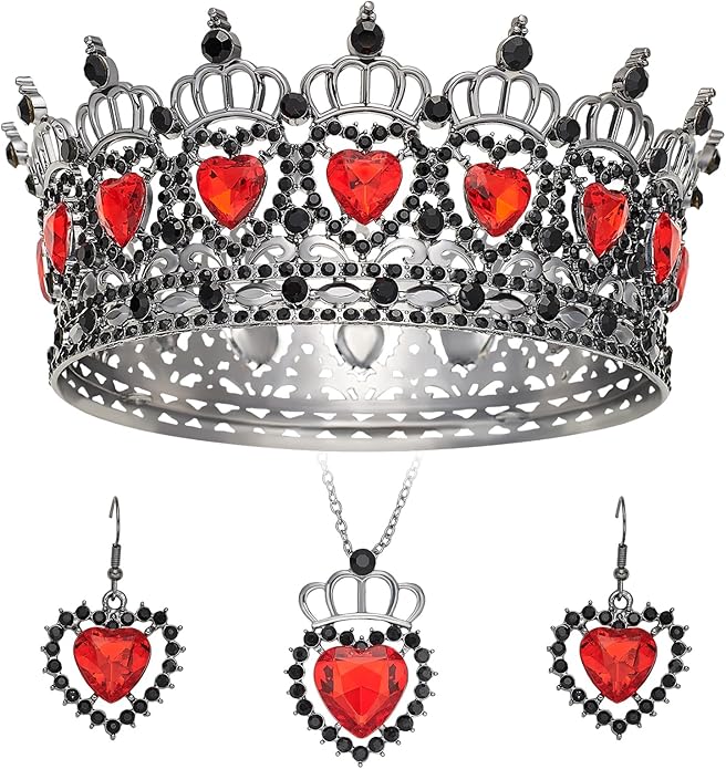 Queen Crown Rhinestone Wedding Crowns and Tiaras for Women Costume Party Hair Accessories Princess Birthday Crown Crystal Bridal Crown