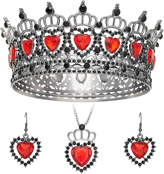 Queen Crown Rhinestone Wedding Crowns and Tiaras for Women Costume Party Hair Accessories Princess Birthday Crown Crystal Bridal Crown