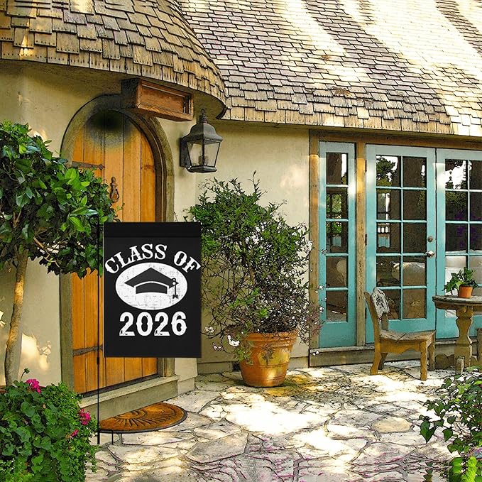 Class Of 2026 Senior 2026 Graduation Yard Flag Funny Banners House Next Day Delivery