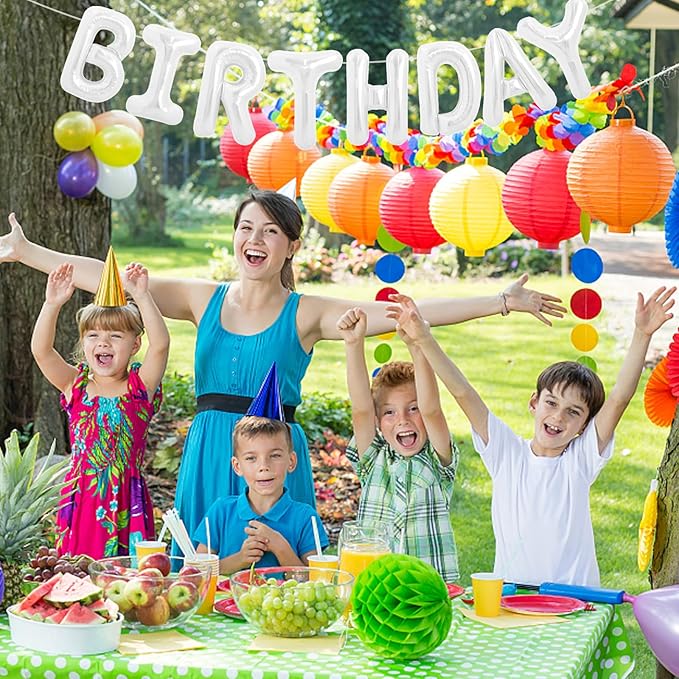 LIOZEOKUN Letter Balloons 16 Inch Alphabet A-Z Mylar Foil Balloons 2 Set for Wedding Birthday Party Decoration Banner Custom Phrase 52 Pcs