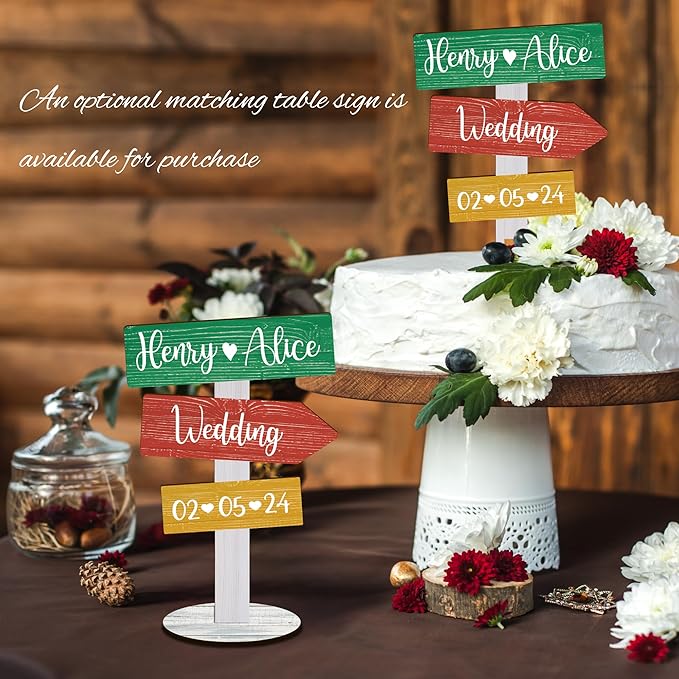Personalized Rustic Wedding Cake Topper in Wood Custom Bride & Groom Names Initials Wedding Date Cake Decoration (Christmas)
