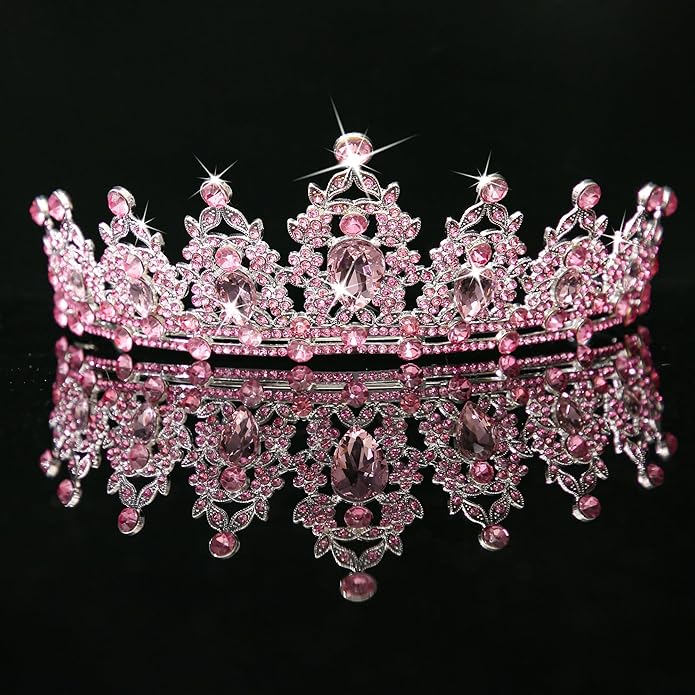 Kamirola - Queen Crown and Tiaras Princess Crown for Women and Girls Crystal Headbands for Bridal, Princess for Wedding and Party（01）