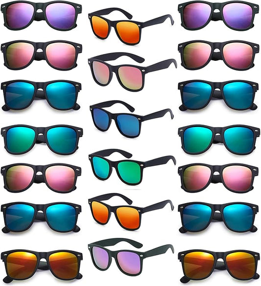 Eyegla Sunglasses Bulk Adults Party Sunglasses 80s Shades Eyewear Party Favors Glasses 10/20 Pack