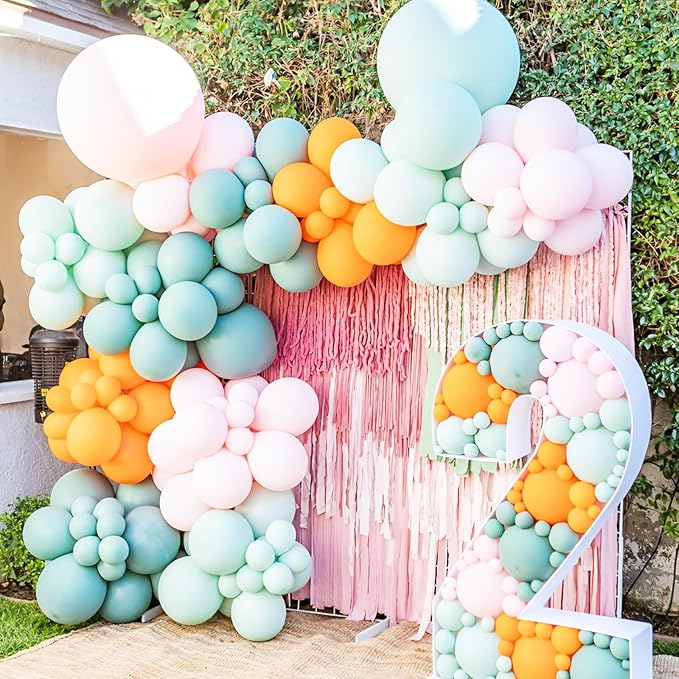 Mint Green Balloons, 66pack 12inch Pastel Green Latex Party Balloons for Graduation, Easter, Wedding, Birthday, Bridal Shower, Rainbow Party, Baby Shower, Anniversary Party Decorations