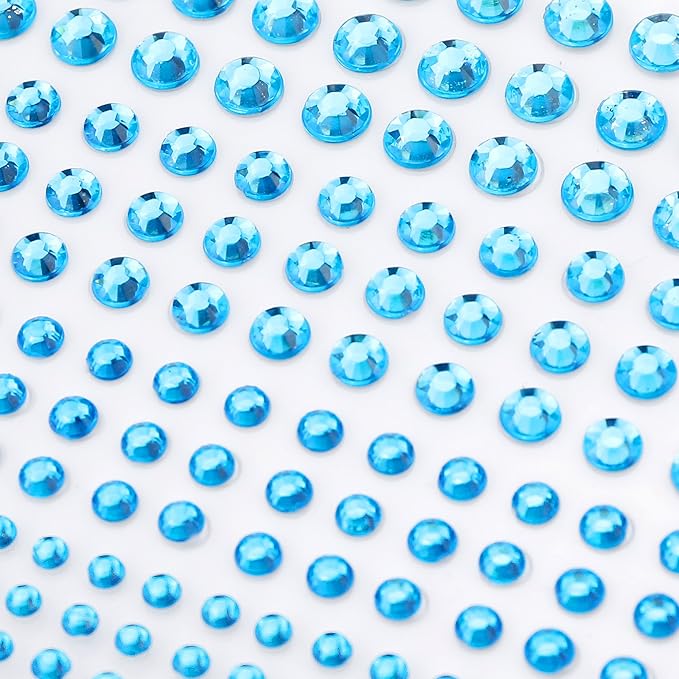 Augshy Gem Sticker, 3300 Pieces Self Adhesive Rhinestone Stickers Self Adhesive Stickers, Rhinestones for Crafts Self Adhesive