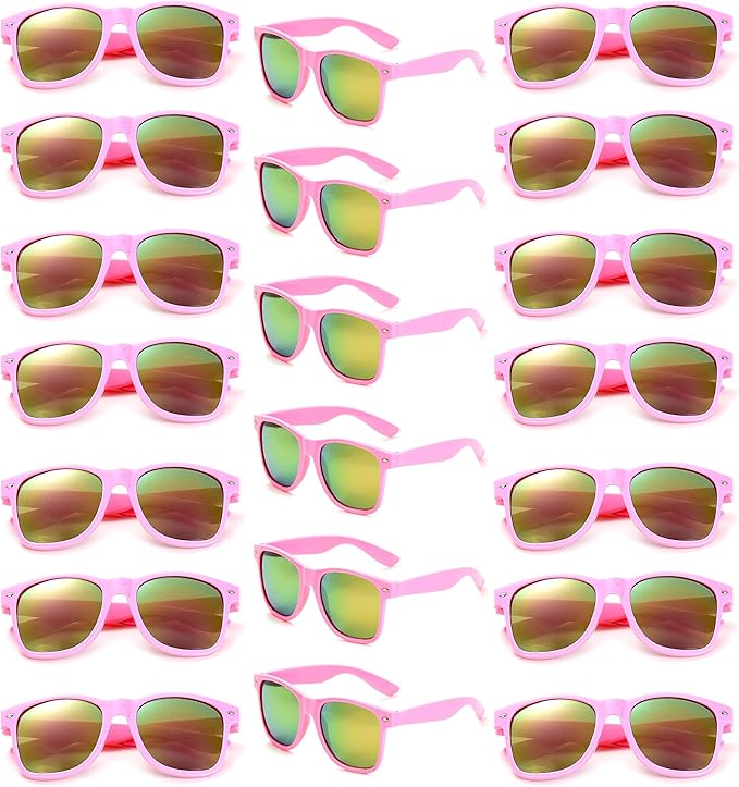 Eyegla Sunglasses Bulk Adults Party Sunglasses 80s Shades Eyewear Party Favors Glasses 10/20 Pack