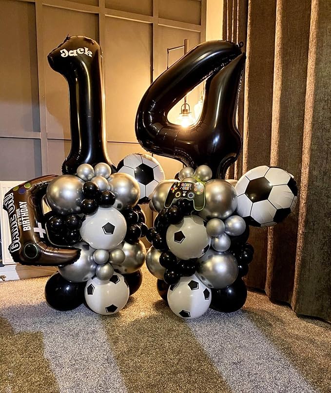 40 Inch Black 15 Number Balloons Giant 15 Balloons Black Birthday Balloons 15th Birthday Anniversary Events Party Decorations Supplies