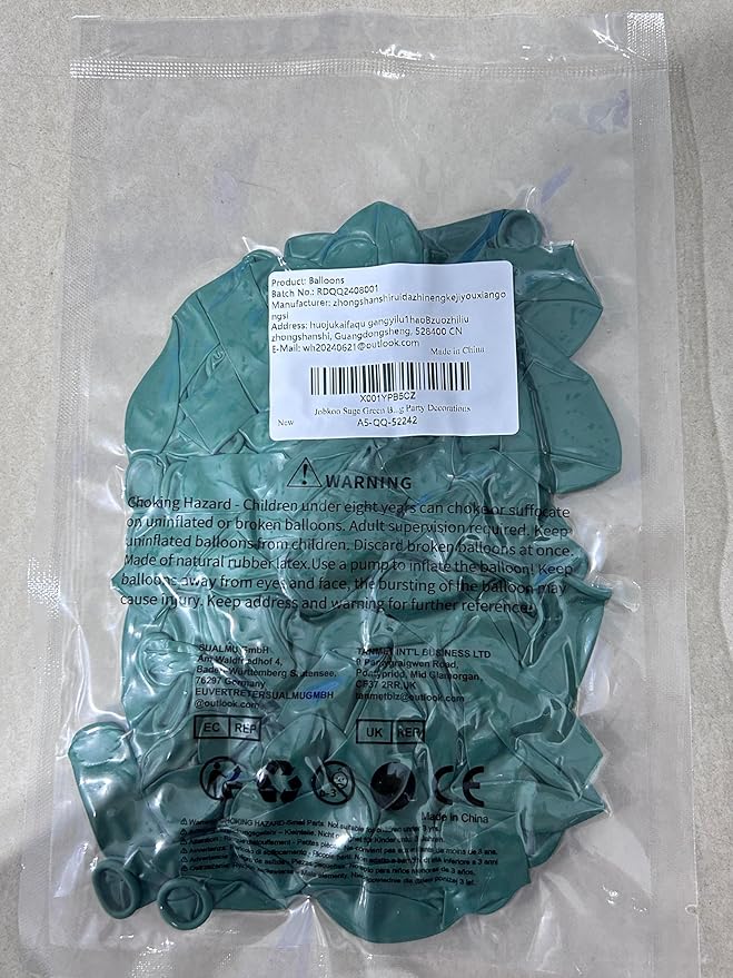 Sage Green Balloons, 30 Pcs 12 Inch Eucalyptus Olive Vintage Green Helium Latex Balloons for Birthday Boho Baby Shower Wedding Party Decorations