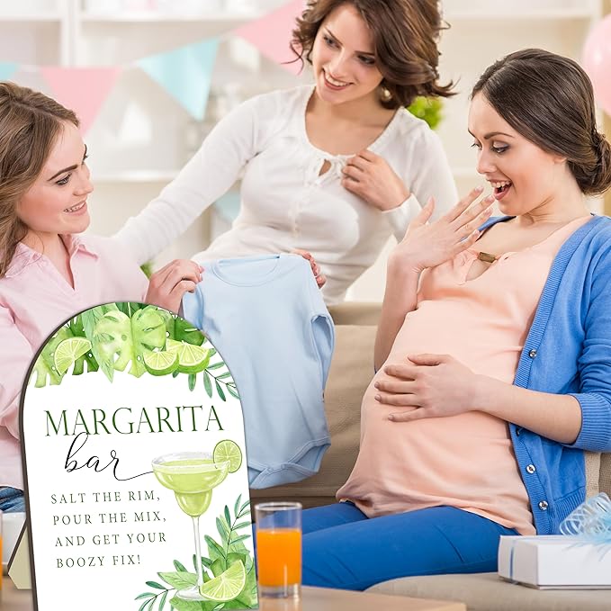 Margarita Station Bar Sign, Cocktail Bar Sign for Bachelorette, Bridal Shower Table Signs, Cocktail Drinking Station Welcome Board, Margarita Drink Board for Bachelor Party, Bridal Party Decor Sign