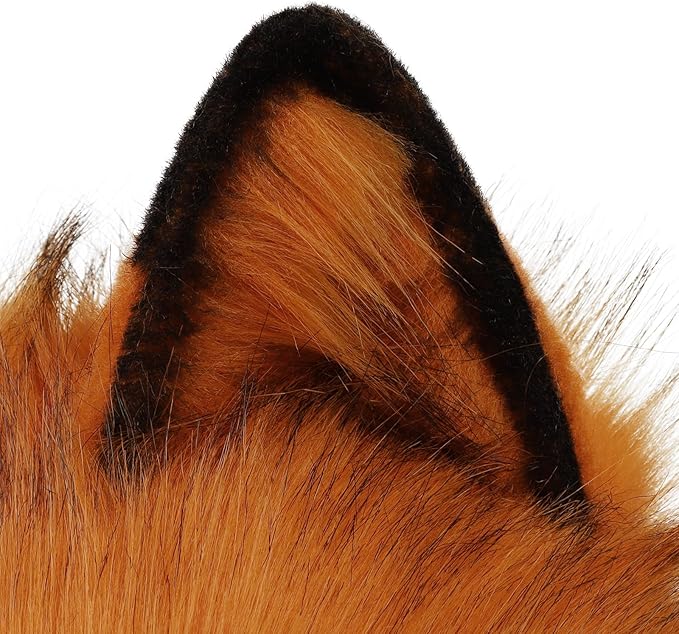 Animal Wolf Mask Cosplay Costume Accessories Furry Faux Fur Dog Fox Full Head Therian Masks Anime Dress up Party