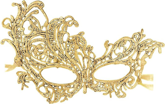 Exlinonline Lace Masquerade Mask Elastic,Fit for Adult,Soft Gentle Material,Specially For Costume,Thememed Party