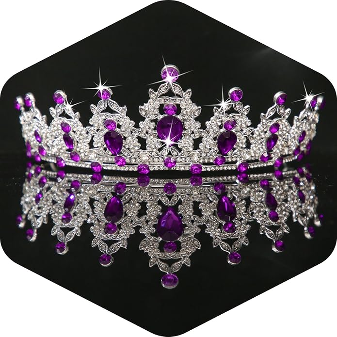 Kamirola - Queen Crown and Tiaras Princess Crown for Women and Girls Crystal Headbands for Bridal, Princess for Wedding and Party（01）