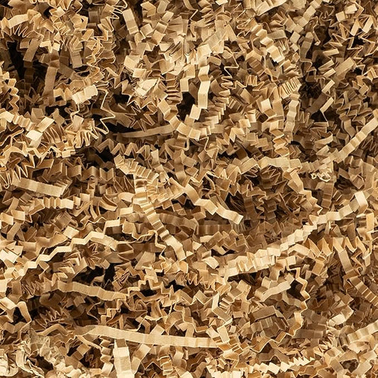 Uptotop 1/2LB Crinkle Cut Paper Shred Filler for Gift Wrapping Basket Filling, Birthday, Christmas, Thanksgiving, Wedding, Mother's Day, Kraft