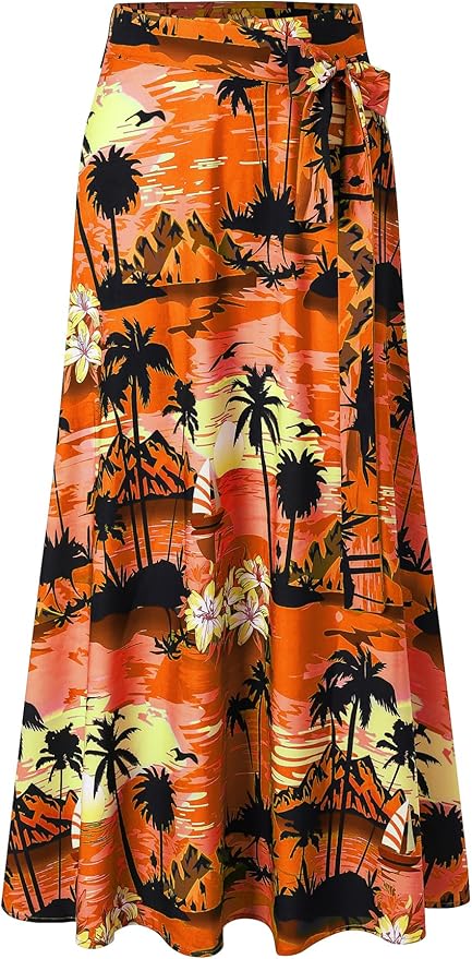 Cromoncent Matching Hawaiian Outfits for Family, Dad and Son Matching Luau Beach Tropical Shirts Mommy Daughter Tropical Sets