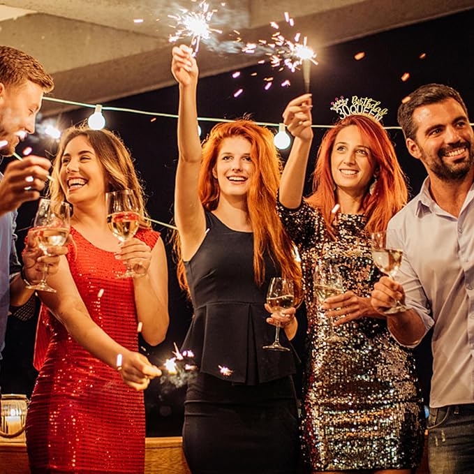 VELSCRUN 30th Birthday Queen Headband, Tiara Crown for Women, 30th Birthday Decorations for Her, Birth Queen Tiaras Crowns Sash for Women Mom Birth Party Decoration Hair Accessories Golden Yellow