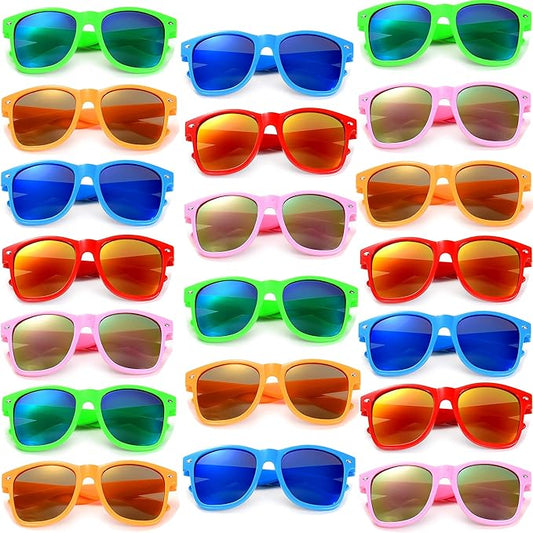 Eyegla Sunglasses Bulk Adults Party Sunglasses 80s Glasses Shades for Party Favors 8/10/20/30Pack